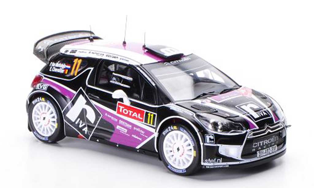 DS Automobiles DS3 WRC 2012 1/43 IXO WRC 2012 WRC No.11 P.Merksteijn / E.Chevalier Rally Monte Carlo 2012 diecast model cars