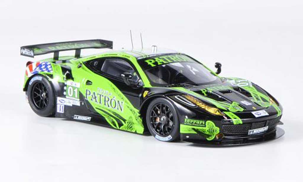 Ferrari 458 Italia GT2 1/43 Fujimi Italia GT2 No.01 Extreme Speed Motorsports Tequila Patron 12h Sebring 2012 diecast model cars