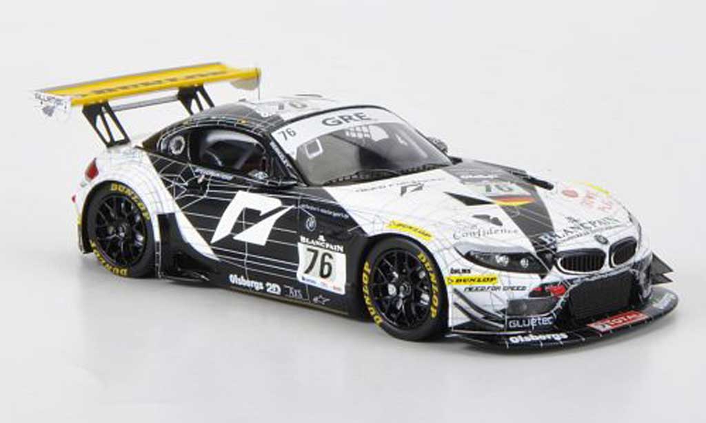 Bmw Z4 E89 1/43 Spark E89 No.76 D.Werner/E.Sandstrom/C.Hurtgen 24h Spa 2011 diecast model cars