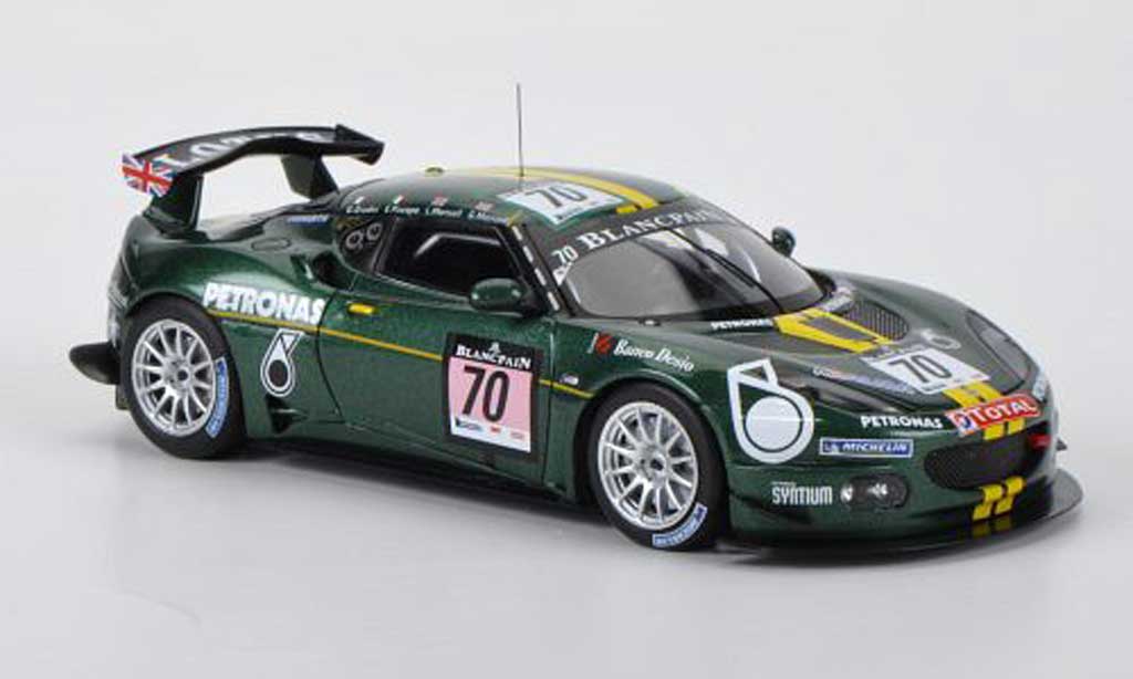 Lotus Evora 1/43 Spark No.70 E.Piscopo / G.Mansell / L.Mansell / G.Giudici 24h Spa 2011 diecast model cars
