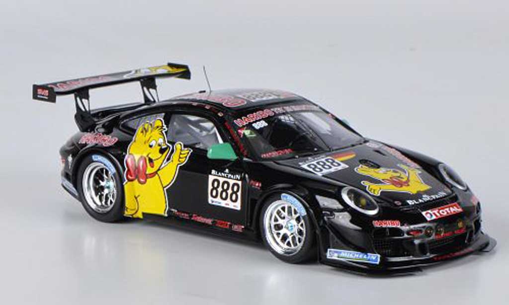 Porsche 997 GT3 1/43 Spark GT3 R 2011 No.888 Team Manthey R.Westbrook / C.Menzel / M.Stursberg / H.G.Riegel 24h Spa diecast model cars