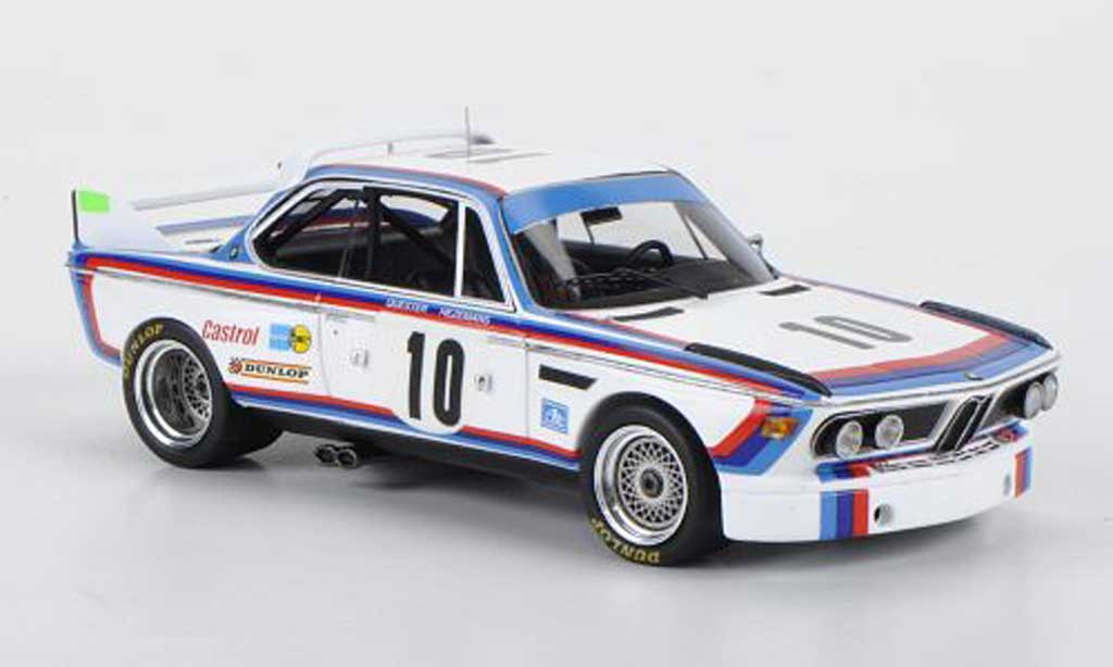 Bmw 3.0 CSL 1/43 Spark CSL No.10 D.Quester/T.Hezemans 24h Spa 1973 diecast model cars