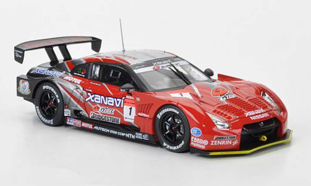 Nissan Skyline R35 1/43 Ebbro R35 Nismo GT-R Super GT 500 No.1 Xanavi Nismo Festival 2008 diecast model cars