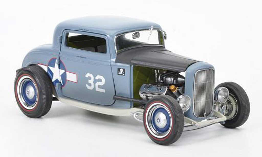 Ford 1932 1/18 GMP Coupe F4 No.32 Navy F4U Corsair ACME diecast model cars