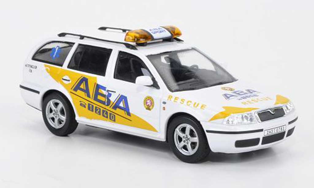 Skoda Octavia 1/43 Abrex ABA Rescue 2004 diecast model cars
