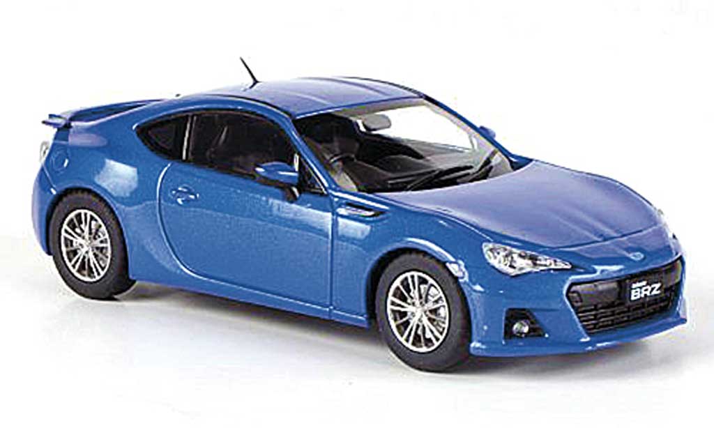Subaru BRZ 1/43 Ebbro blue RHD 2012 diecast model cars