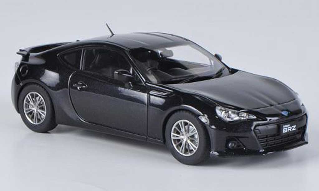 Subaru BRZ 1/43 Ebbro black RHD 2012 diecast model cars