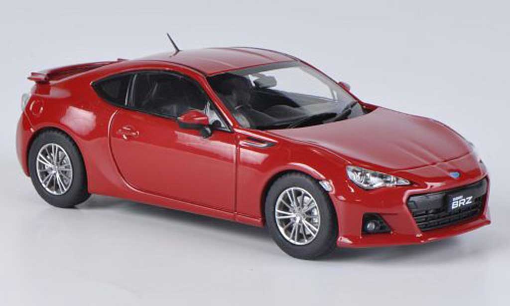Subaru BRZ 1/43 Ebbro red RHD 2012 diecast model cars
