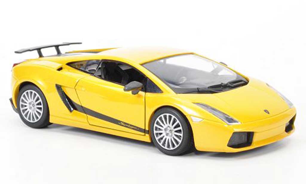 Lamborghini Gallardo Superleggera 1/18 Mondo Motors Superleggera yellow 2009 diecast model cars