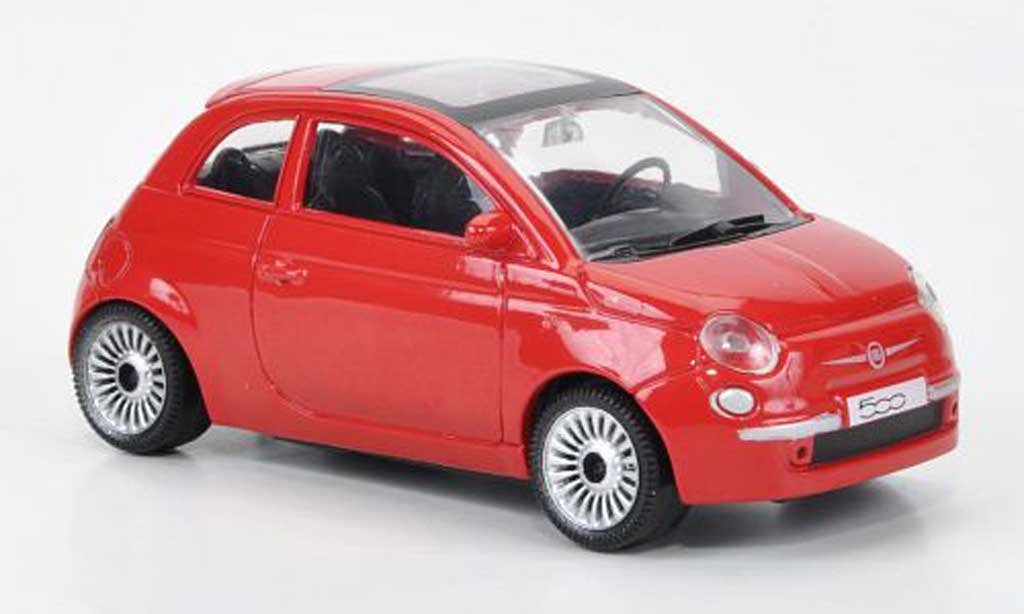 Fiat 500 1/43 Motorama red diecast model cars