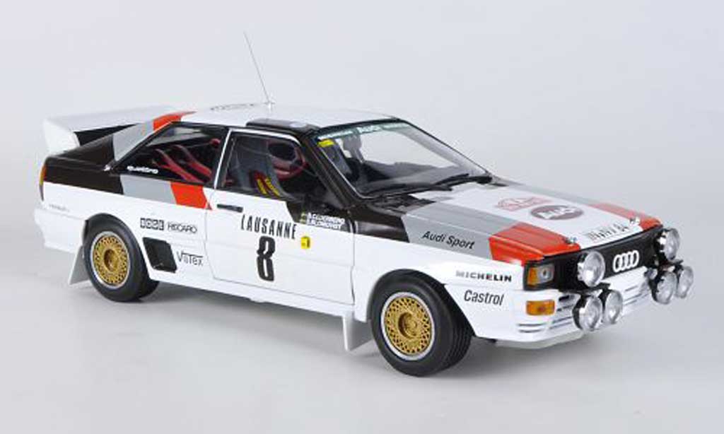 Audi Quattro 1/18 Sun Star A1 No.8 Rally Monte Carlo 1983 S.Blomqvist/B.Cederberg diecast model cars