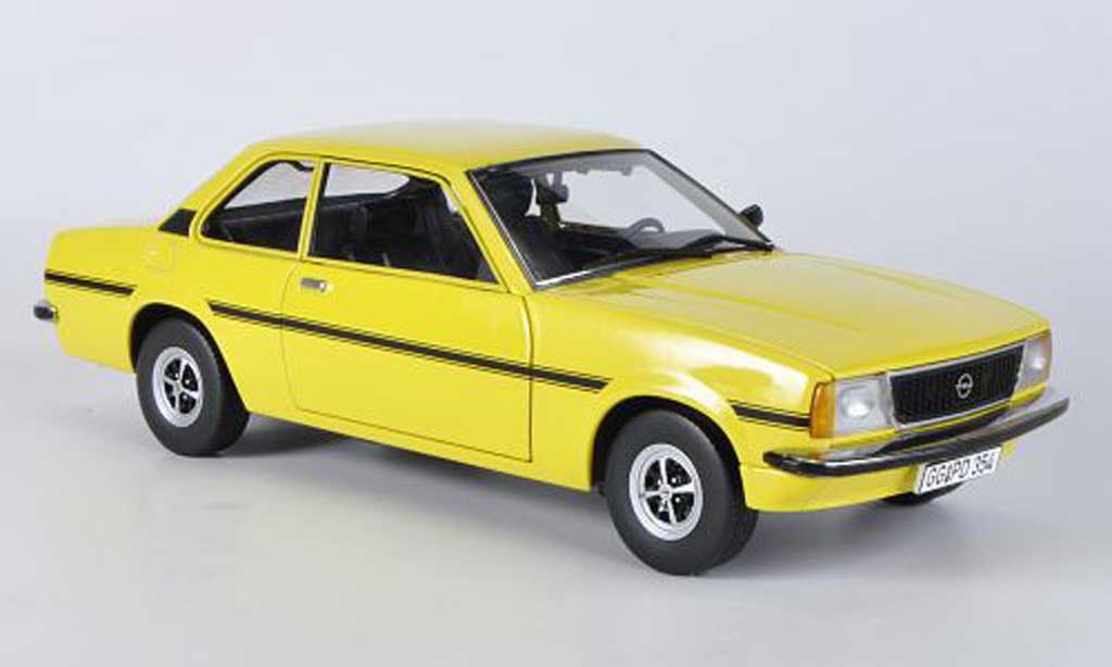 Opel Ascona B 1/18 Sun Star B SR yellow 1975 diecast model cars