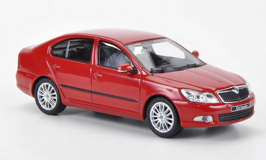 Skoda Octavia 1/43 Abrex red Corrida 2008 diecast model cars