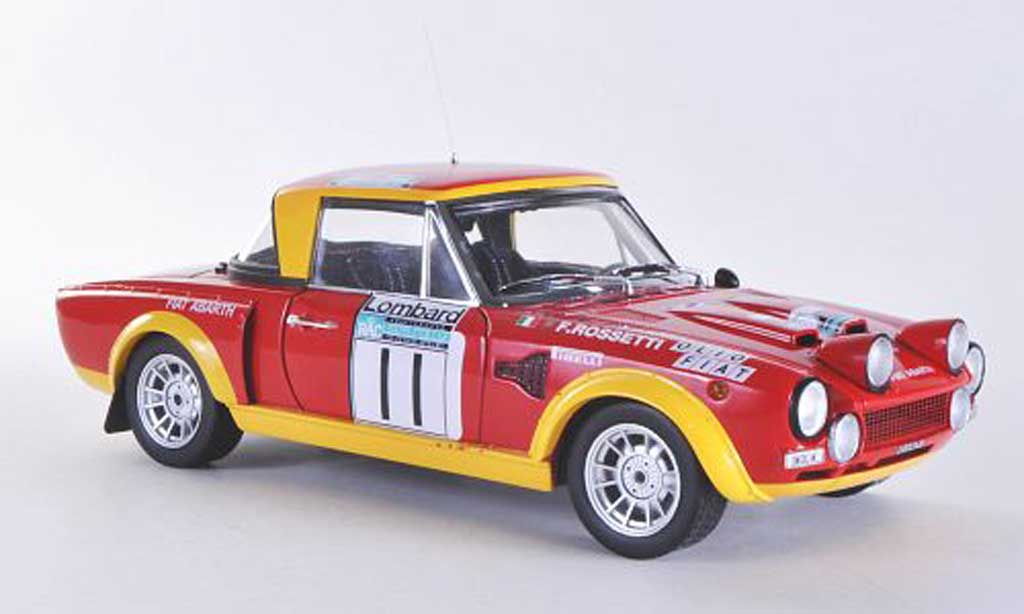 Fiat 124 Abarth 1/18 Sun Star Abarth Rally No.11 M.Verini / F.Rossetti RAC Rally 1975 diecast model cars