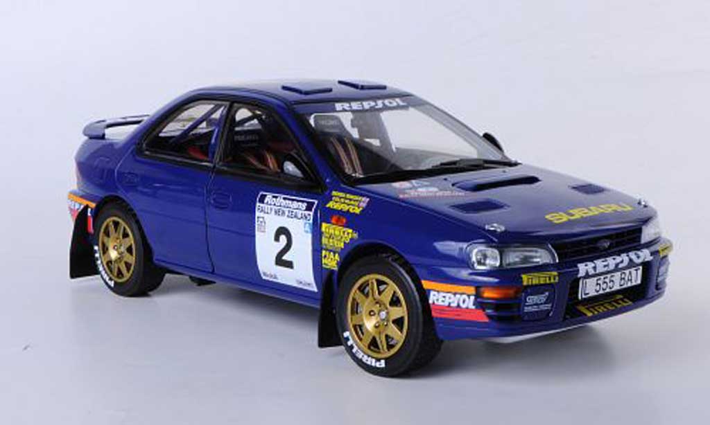 Subaru Impreza 555 1/18 Sun Star 555 No.2 Winner Rally of New Zealand 1994 C.McRae/D.Ringer diecast model cars