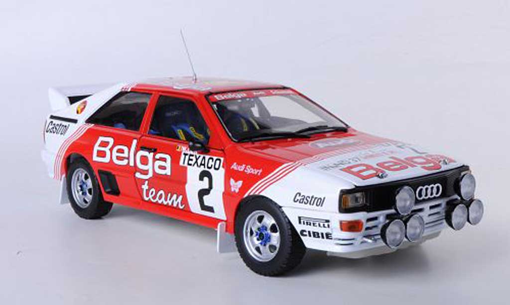 Audi Quattro 1/18 Sun Star A1 No.2 Belga Rally Boucles de Spa 1983 M.Dues/W.Lux diecast model cars