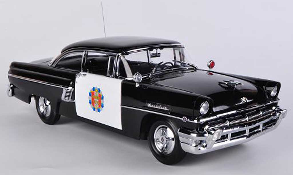 Mercury Montclair 1/18 Sun Star Hard Top Police Car black/white 1956 diecast model cars