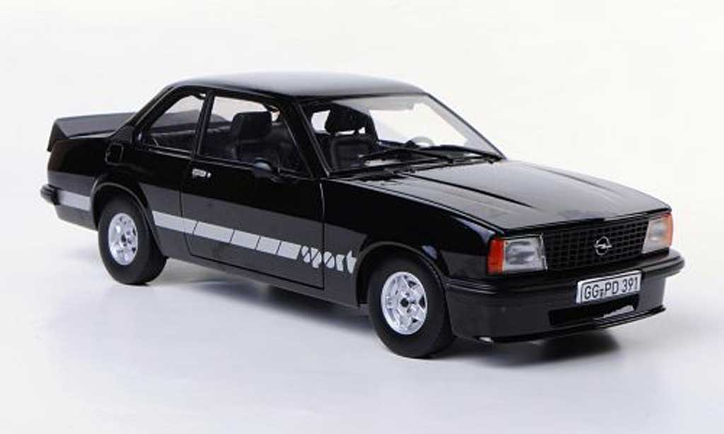 Opel Ascona B 1/18 Sun Star B 2.0E Sport black diecast model cars