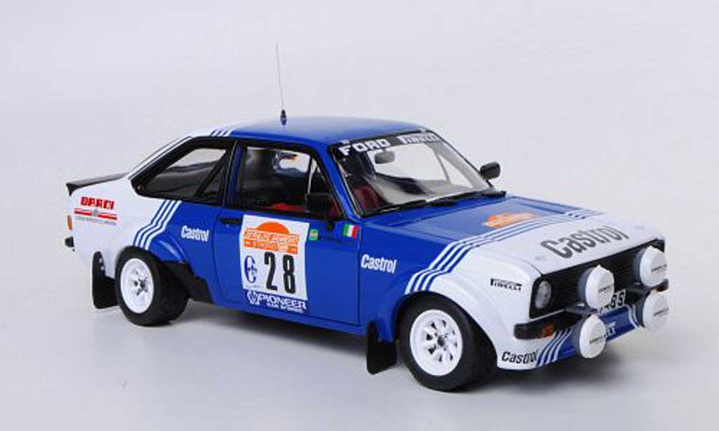 Ford Escort RS 1800 1/18 Sun Star RS 1800 No.28 Castrol A.Presotto / M.Perissutti Rally Sanremo 1981 diecast model cars