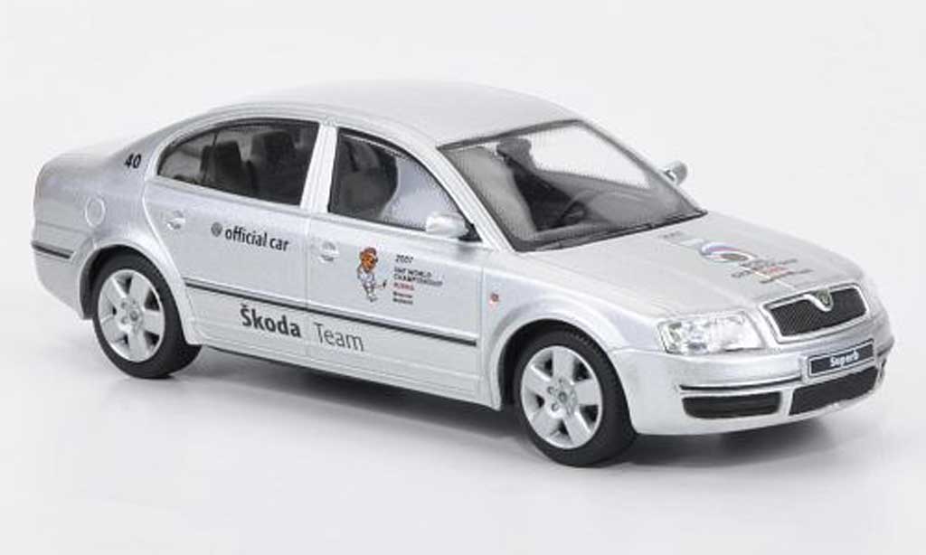 Skoda Superb 2007 1/43 Abrex 2007 Official Car - Hockeyweltmeisterschaft Russland 2007 diecast model cars