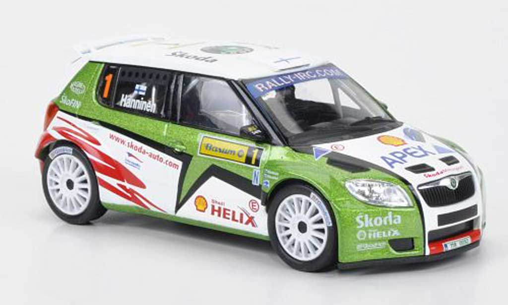 Skoda Fabia S2000 1/43 Abrex S2000 No.1 Hanninen Barum Rally 2010 diecast model cars