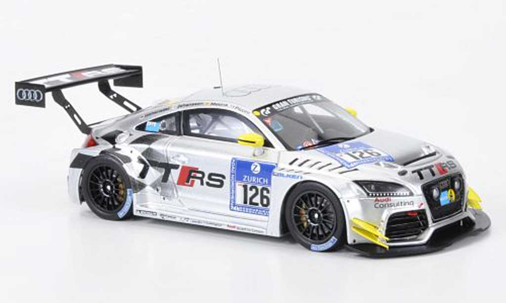 Audi TT RS 1/43 Spark RS No.126 24h Nurburgring 2011 diecast model cars