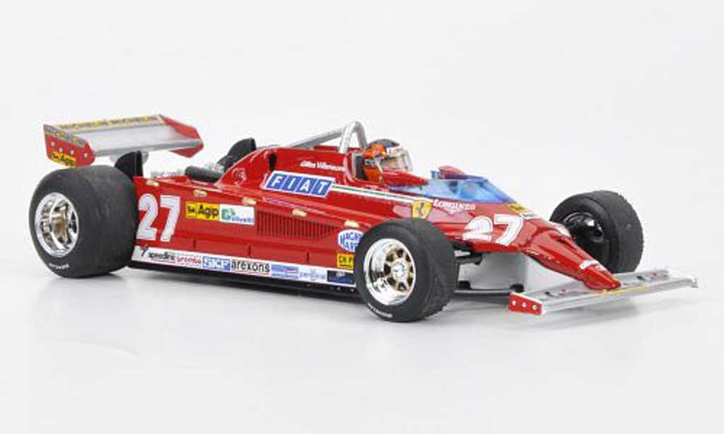 Ferrari 126 1981 1/43 Brumm 1981 CK Turbo No.27 G.Villeneuve GP Italien 30 Jahre diecast model cars