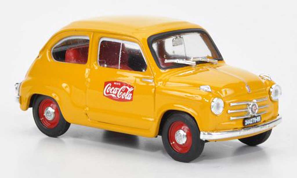Fiat 600 1/43 Brumm Coca Cola 1a Serie GP Monza 1961 1961 diecast model cars