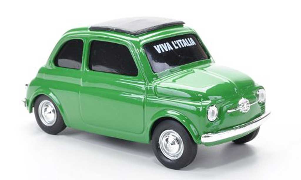 Fiat 500 1/43 Brumm VIVA Italia grun 1960 diecast model cars