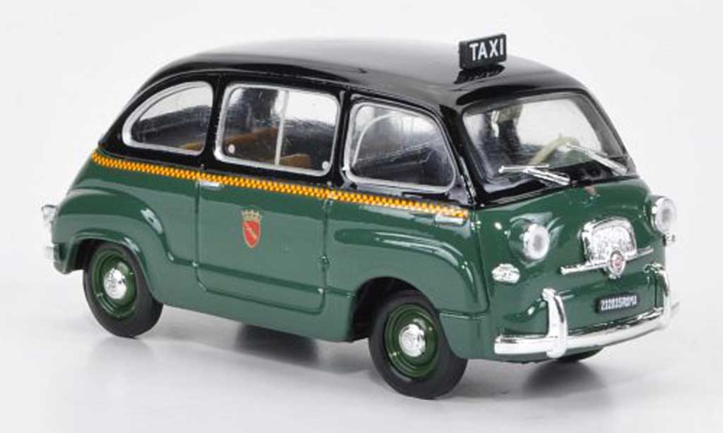 Fiat 600 1/43 Brumm Multipla Taxi Rom 1956 diecast model cars