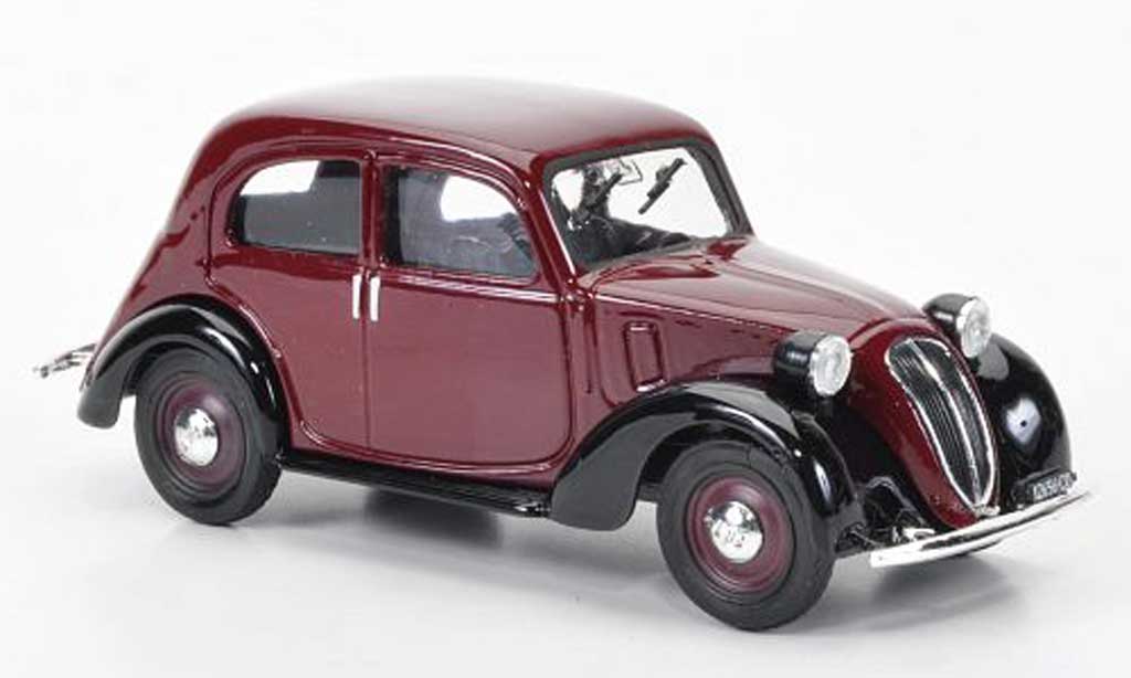 Fiat 1100 1/43 Brumm redblack 1937 diecast model cars