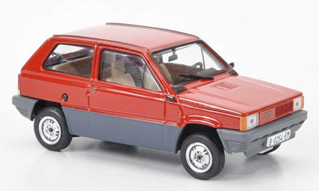 Fiat Panda 1/43 Brumm 35 red 1980 diecast model cars