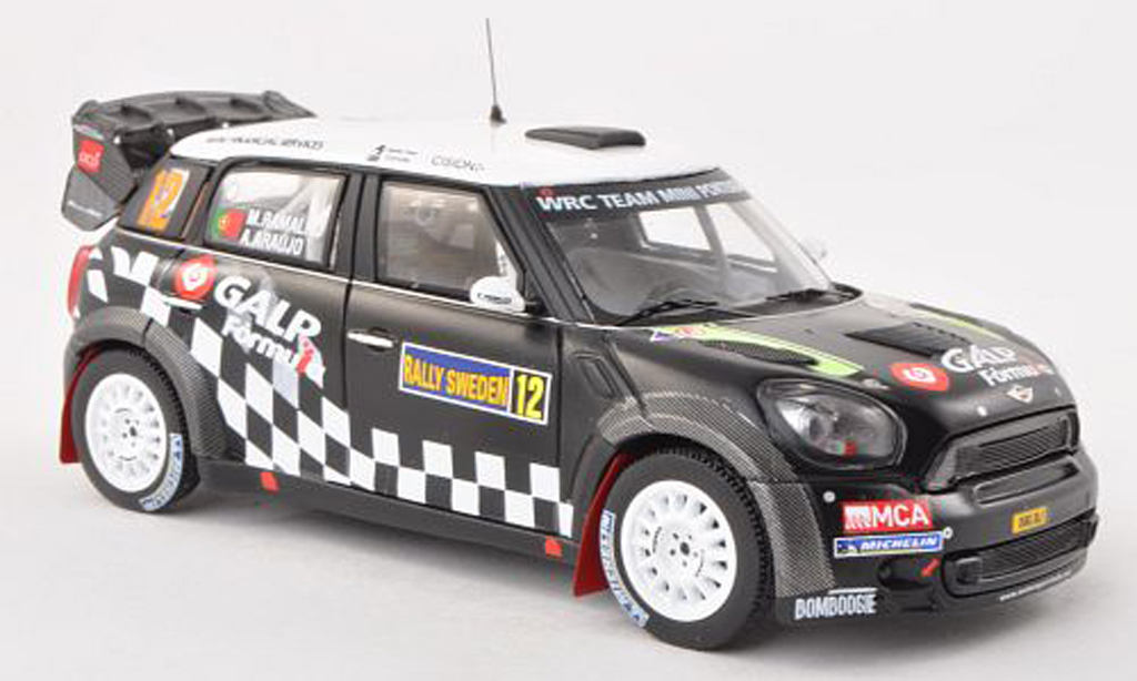 Mini Cooper WRC 1/43 IXO WRC John Works No.12 Team Portugal Rally Schweden 2012 A.Araujo/M.Ramalho diecast model cars