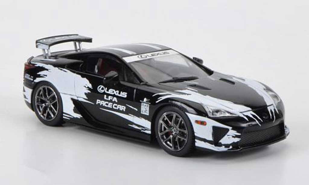 Lexus LFA 1/43 J Collection Pace Car black/white 2011 diecast model cars