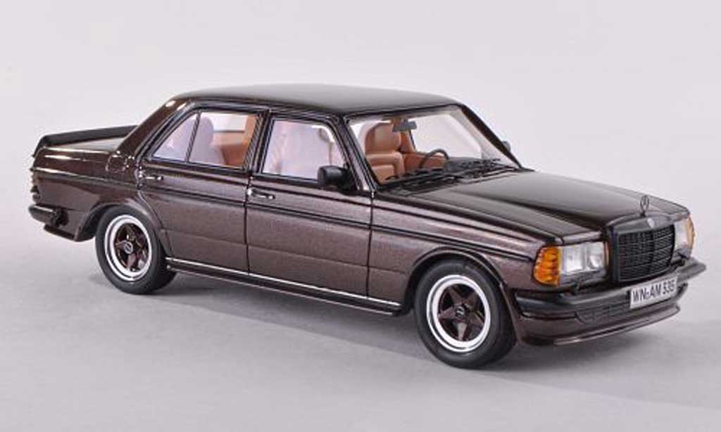 Mercedes 280 1980 1/43 Neo 1980 E (W123) AMG black-brun 1980 diecast model cars