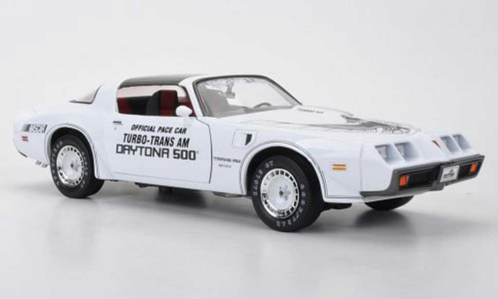 Pontiac Firebird 1981 1/18 Greenlight 1981 Turbo T/A Official Pace Car Daytona 500 1981 diecast model cars