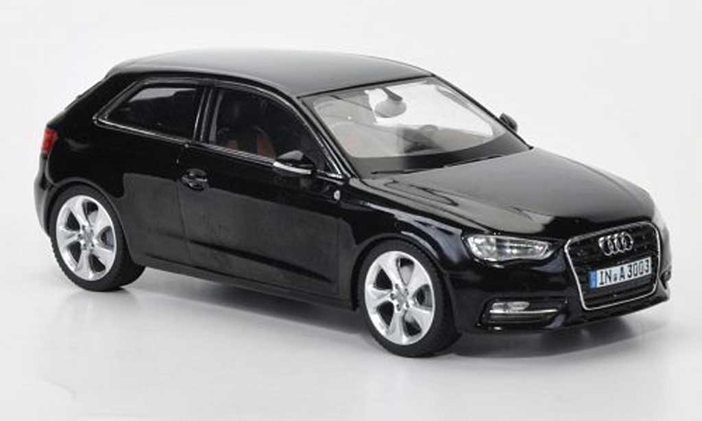 Audi A3 1/43 Schuco black 2012 diecast model cars