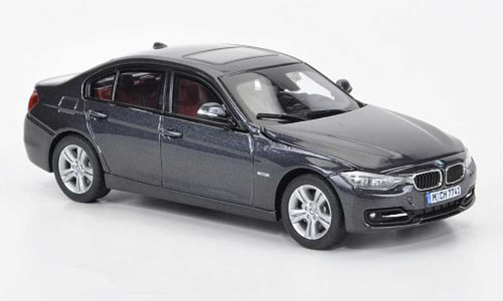 Bmw 330 F30 1/43 Hachette F30 (F30) grey 2012 diecast model cars