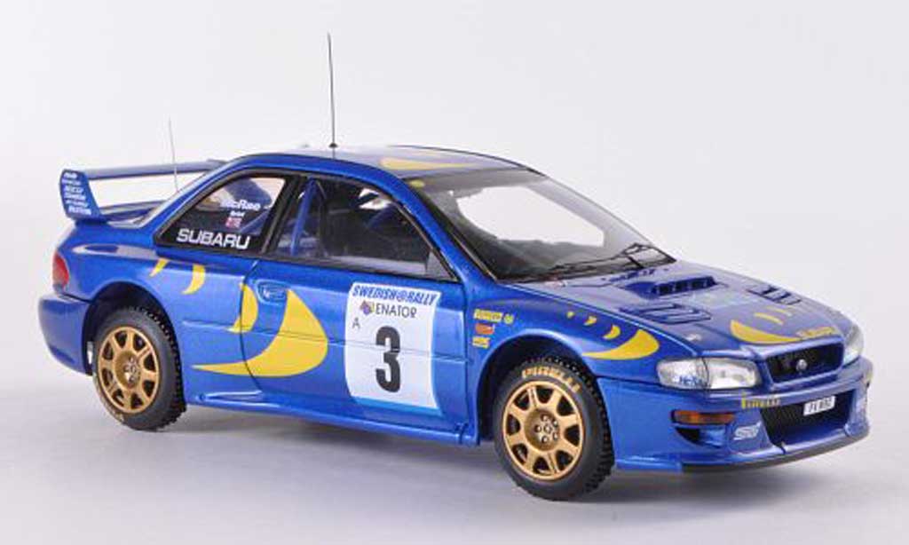 Subaru Impreza WRC 1/43 HPI WRC 97 No.3 C.McRae / N.Grist Rally Schweden 1997 diecast model cars