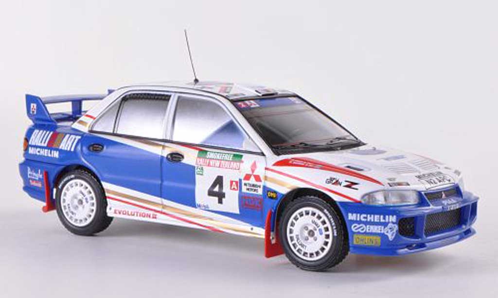 Mitsubishi Lancer Evolution III 1/43 HPI Evolution III No.4 RalliArt R.Burns / R.Reid Rally Neuseeland 1996 diecast model cars