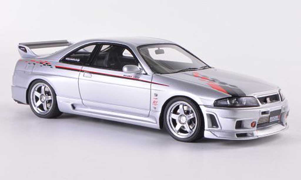 Nissan Skyline R33 1/43 HPI R33 Nismo GT-R R-Tune grey RHD diecast model cars