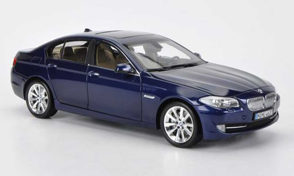 Bmw 550 F10 1/18 Welly F10 5er blue interieur beige diecast model cars