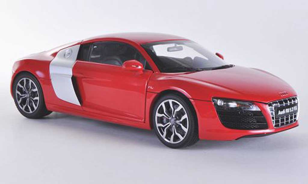 Audi R8 5.2 FSI 1/18 Kyosho 5.2 FSI V10 quattro red/grey diecast model cars