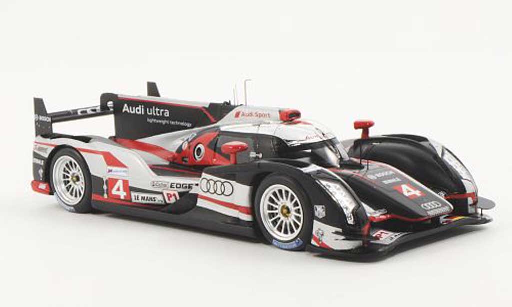 Audi R18 2012 1/43 Spark 2012 ultra No.4 Sport North America M.Bonanomi / O.Jarvis / M.Rockenfeller 24h Le Mans 2012 diecast model cars