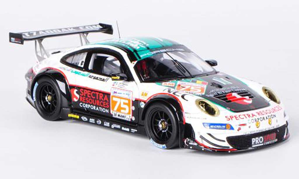 Porsche 997 GT3 RSR 1/43 Spark GT3 RSR 2012 No.75 Prospeed Competition A.Al-Faisal / B.Curtis / S.Edwards 24h Le Mans diecast model cars