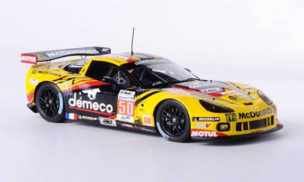 Chevrolet Corvette C6 1/43 Spark C6 C6 ZR1 No.50 Larbre Competition 24h Le Mans 2012 P.Bornhauser/J.Canal/P.Lamy diecast model cars