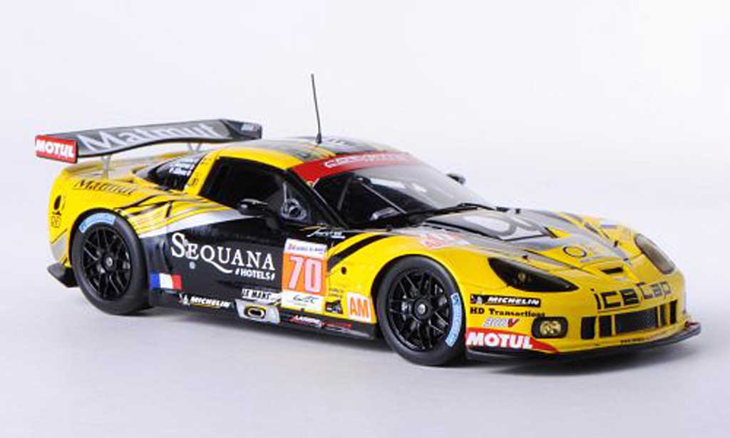 Chevrolet Corvette C6 1/43 Spark C6 C6 ZR1 No.70 Larbre Competition 24h Le Mans 2012 J.P.Belloc/C.Bourret/P.Gibon diecast model cars