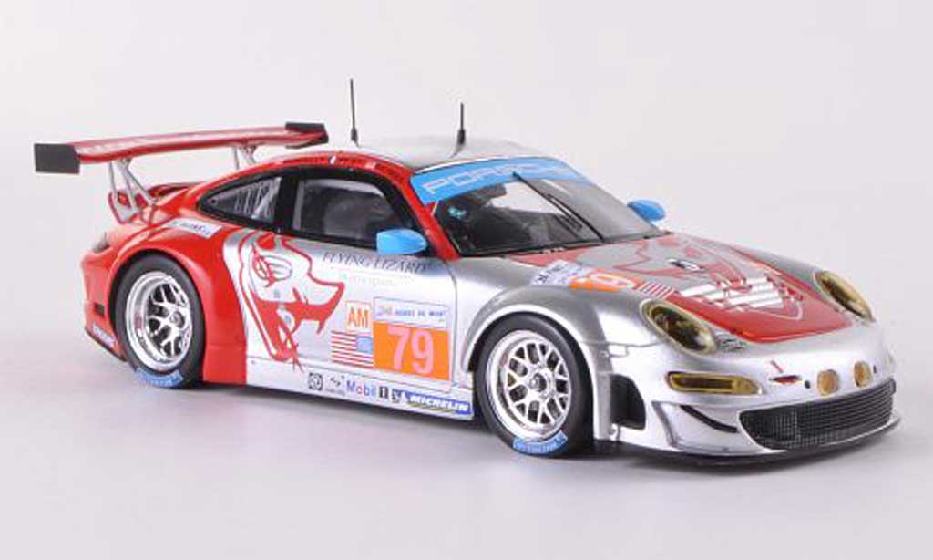 Porsche 997 GT3 RSR 1/43 Spark GT3 RSR 2012 No.79 Flying Lizard Motorsports P.Pilet / S.Neiman / S.Pumpelly 24h Le Mans diecast model cars