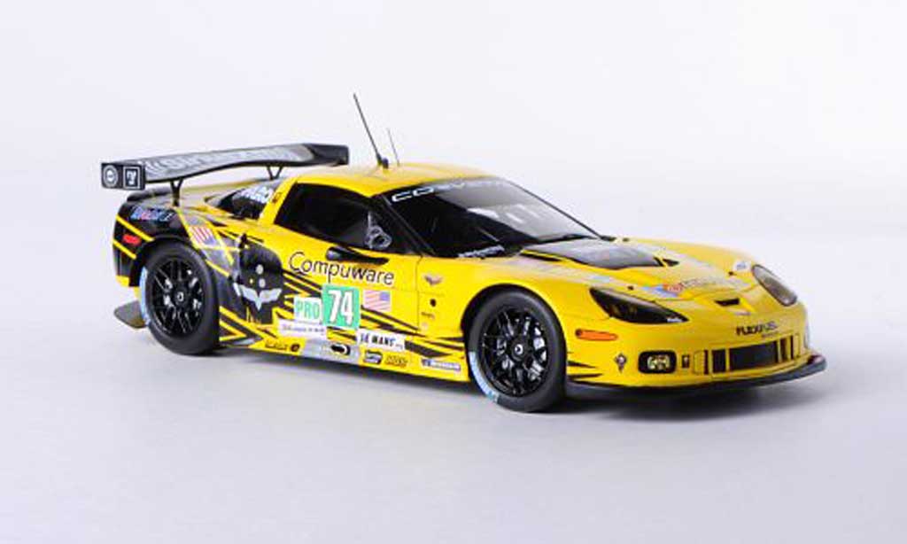 Chevrolet Corvette C6 1/43 Spark C6 C6 ZR1 No.74 Racing 24h Le Mans 2012 O.Gavin/T.Milner/R.Westbrook diecast model cars