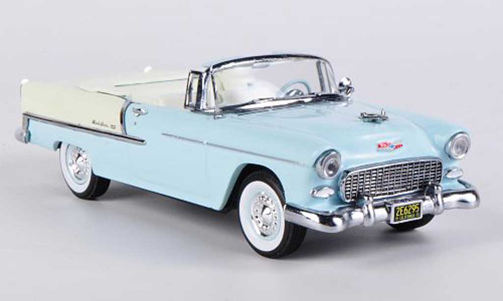 Chevrolet Bel Air 1955 1/43 Vitesse 1955 Convertible blue diecast model cars